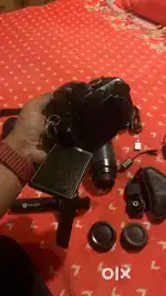 Nikkon D5200 with 2 lenses