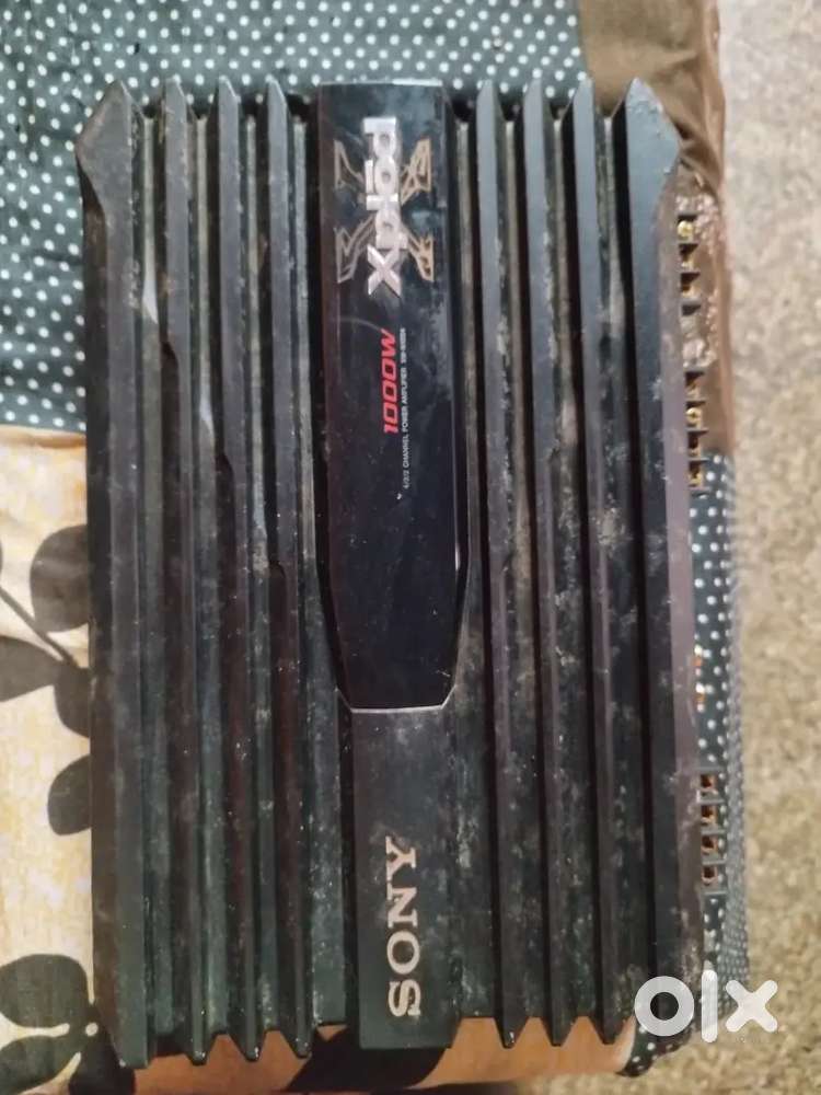 JBL woofer 1150 watts and Sony xplod amplifier 1000w