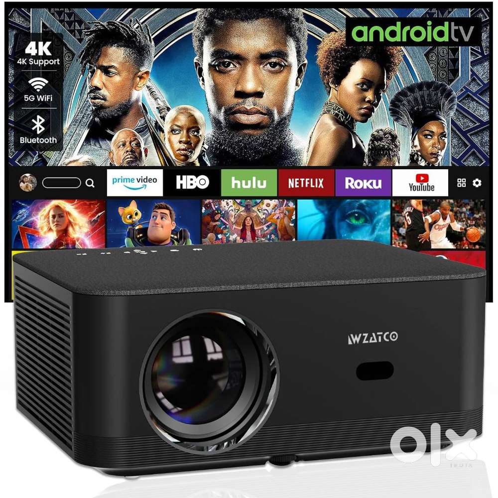 WZATCO Neo Smart Projector 4k Ultra HD, Native 1080p