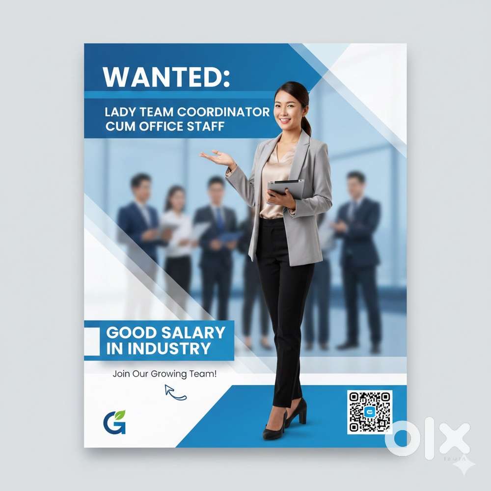 wanted lady team co ordianater cum admin