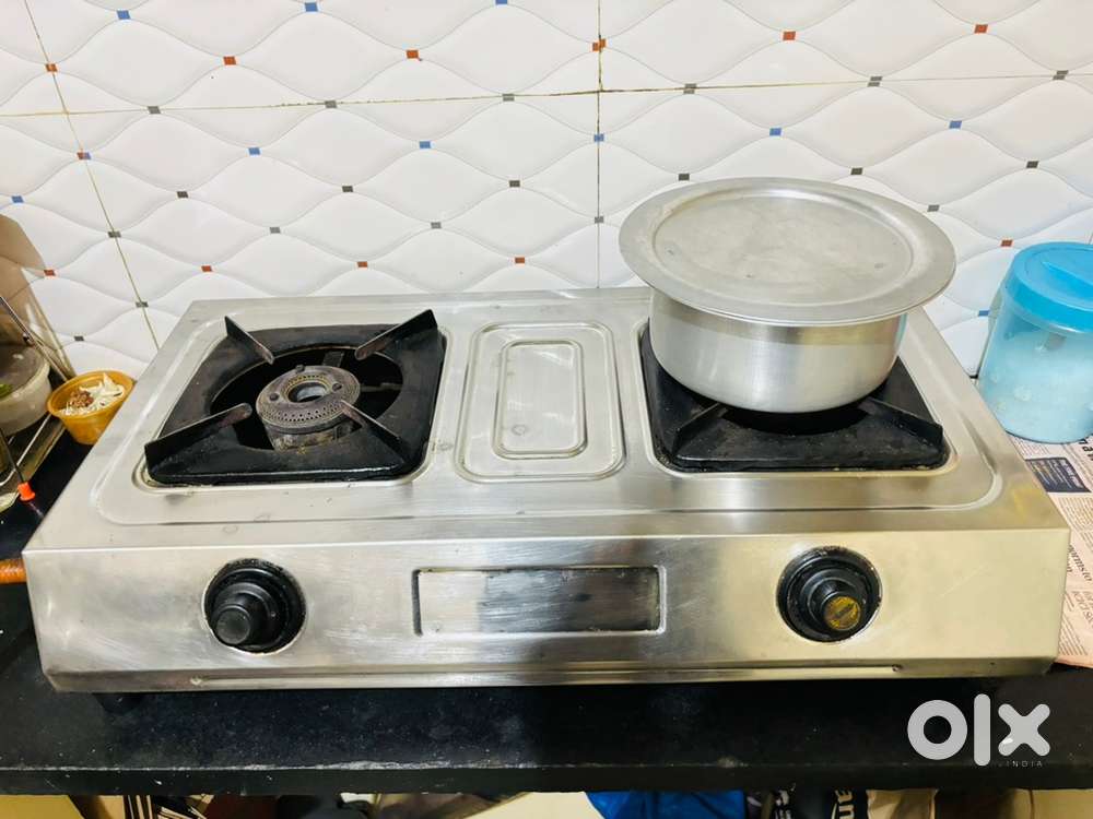 2 Burner Gas Stove with Regulator for Sale