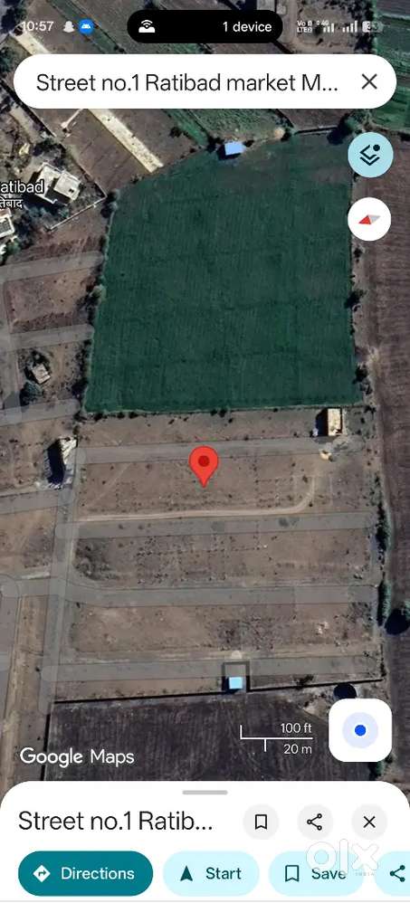 प्लॉट 1000sqft मात्र 7,50,000 में रातीबड़ चौराहा सिकंदराबाद रोड पर