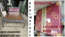 NEW FOLDING BED WITH MATTRESS - 4X6 FOLDING BED WITH MATTRESS