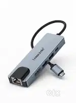Lemorele Usb hub C, 5 in 1 (2 USB, 1 HDMI, 1 Ethernet port, 1 type C)