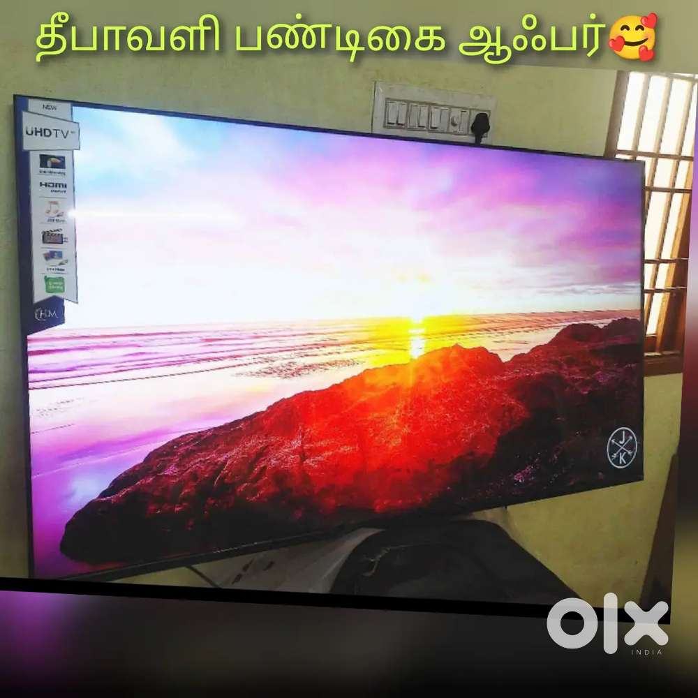 43 SMART ANDROID LED TV JUST 12999 ONLY FHD MODEL BOX PIECE WHOLESALE