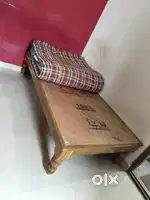 Single wooden Bed for sale with mattress