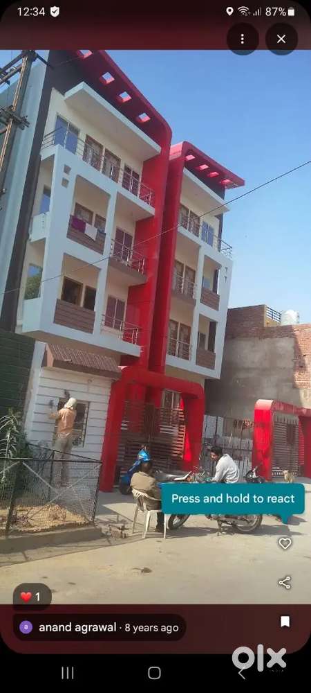 2 bhk Semi Furnished Flat