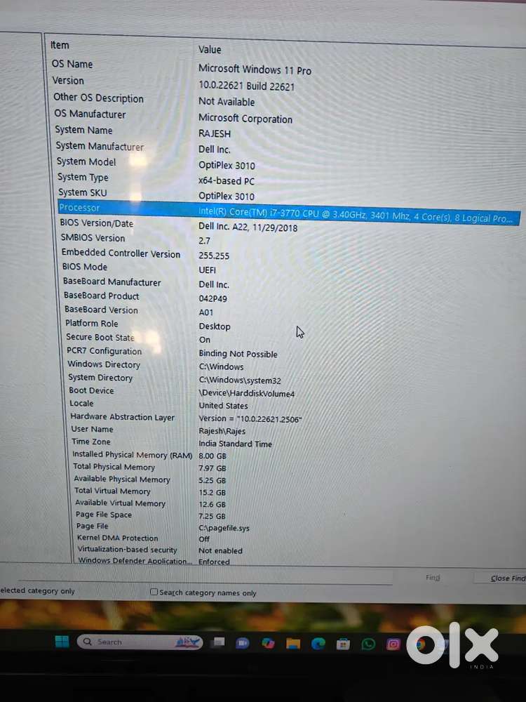Dell Optiolex 3010