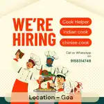 Cook required chinese and indian
