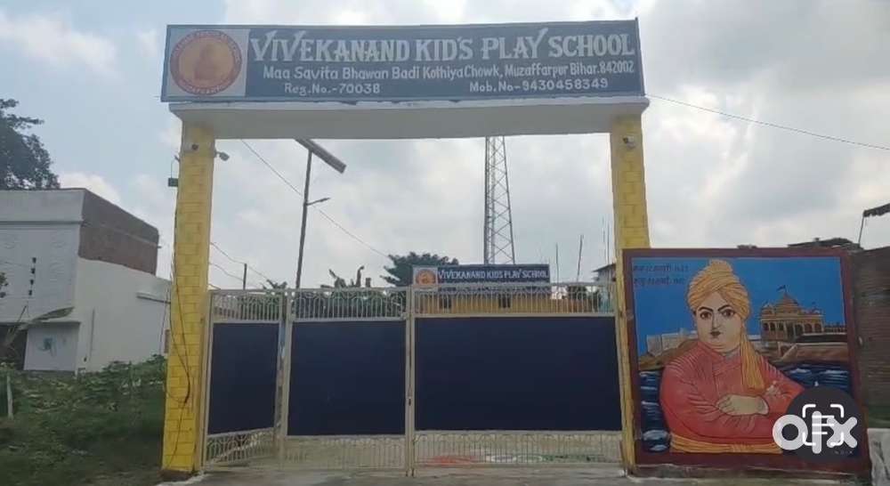 School Building for Rent with Classrooms & Playground