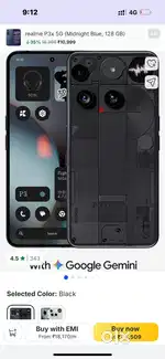 Nothing 3 12 256 black