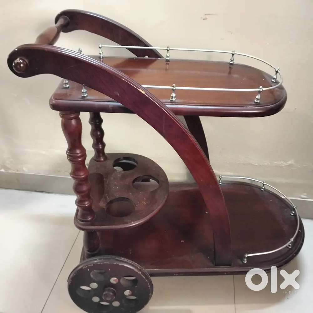 Wooden trolley