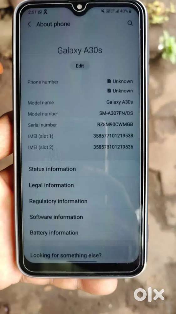 Samsung A30s