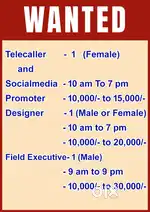 Wanted staff