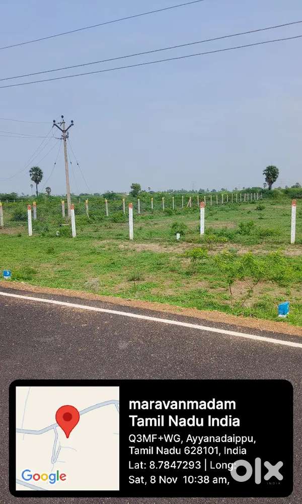 LAND FOR SALE IN THOOTHUKUDI - MARAVANMADAM