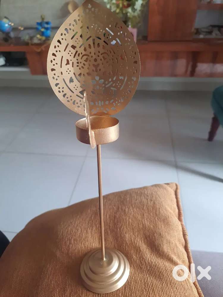 Peacock Diya stand