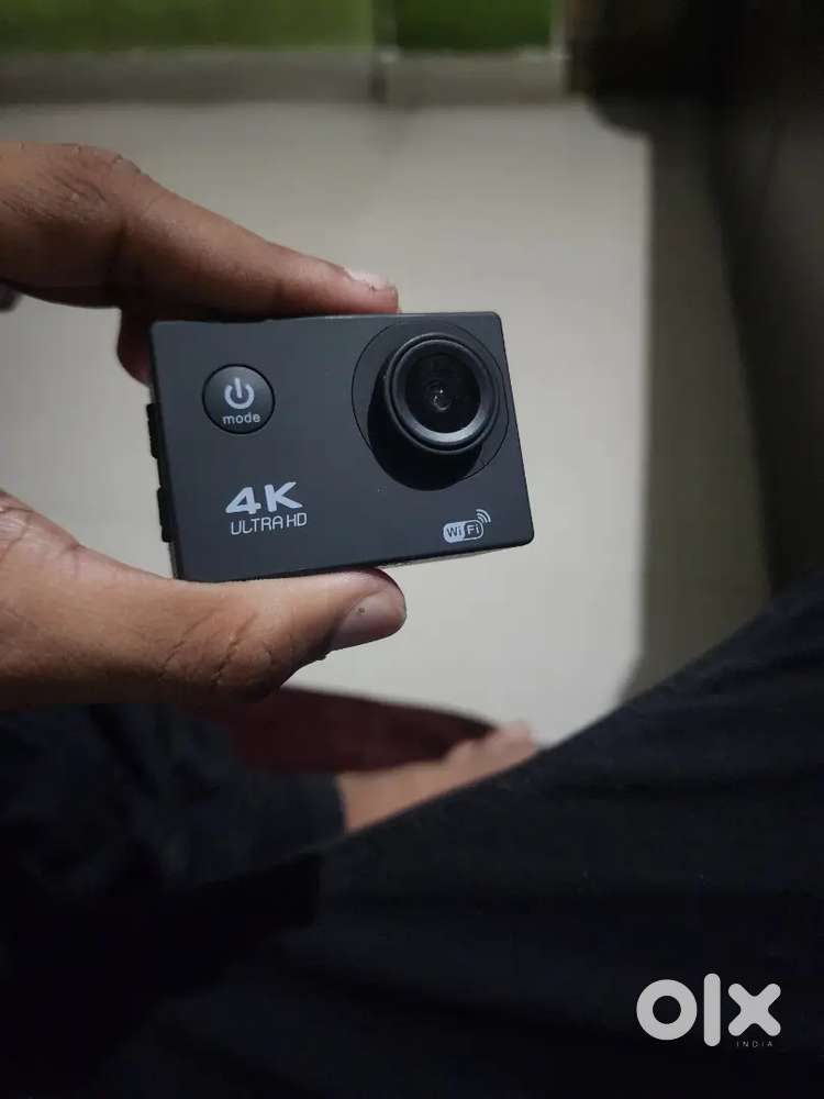 Actual 4k action camera real quality 1080p bought  with all acessories