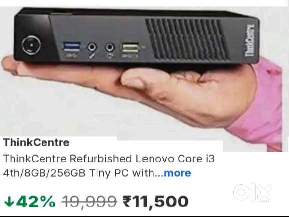 For Computer ,PC (CPU i3 4th Gen 8 GB Ram 256 GB SSD )