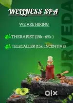 We are hiring therapist, telecaller and receptionist