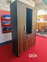 New Wooden 3 Door Almirah with 5 yrs warranty at wholesale price