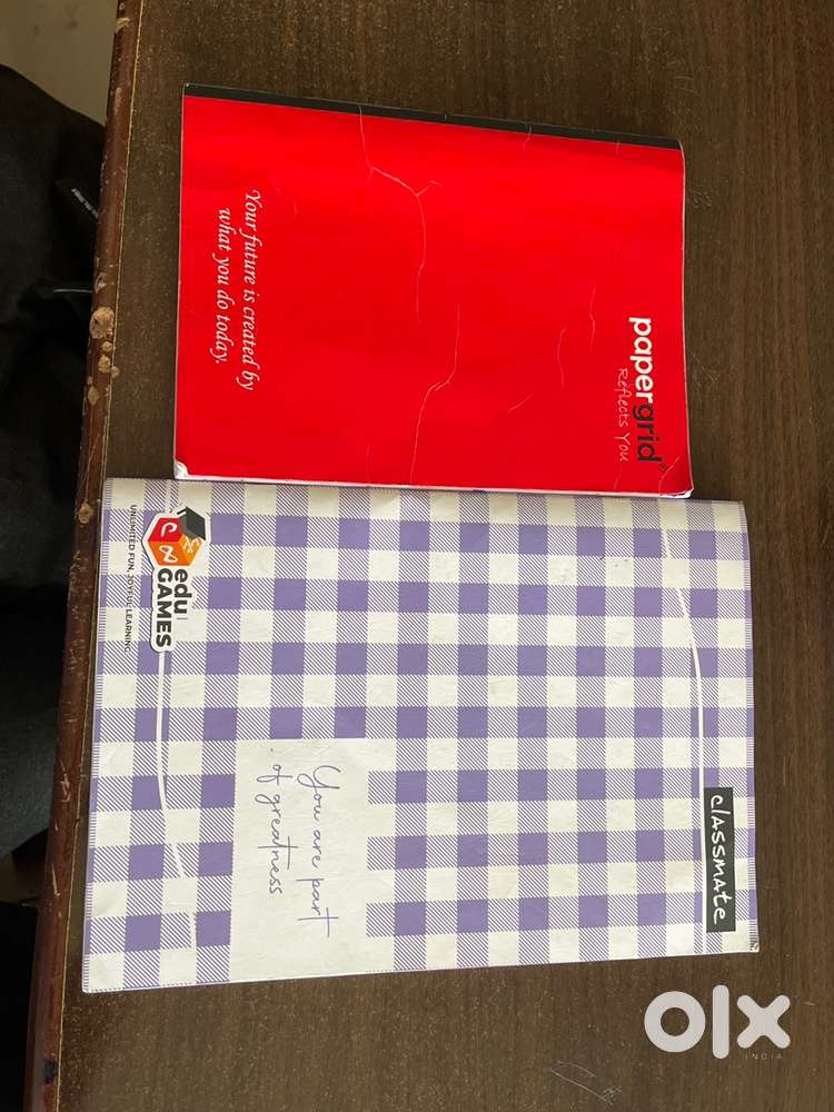 Smooth classmate and paper grid books
