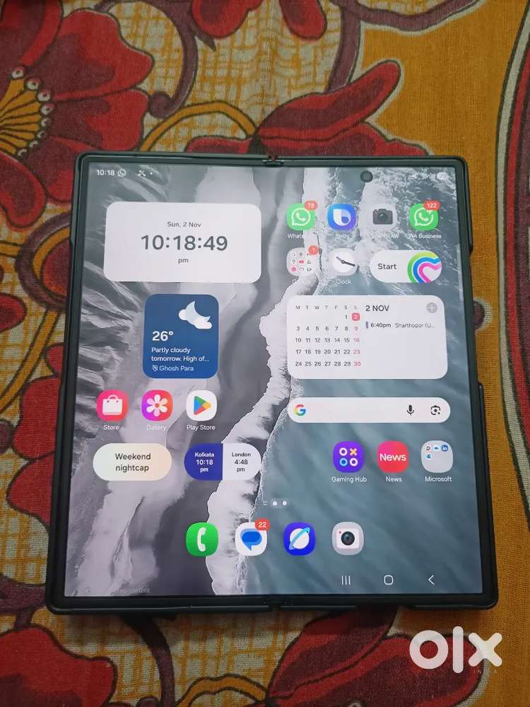 Samsung Z Fold 7 with Case Only 2 Monts Phone