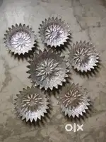 6 Silver trays/ baskets