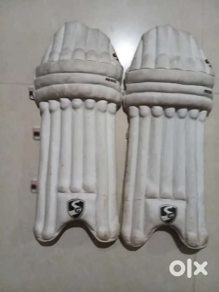 Batting pads Official leather SG pads.