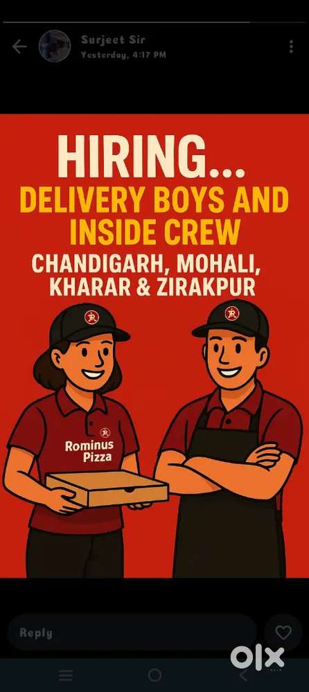 Restaurant full timer &part timmer