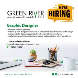 We are hiring a graphic designer