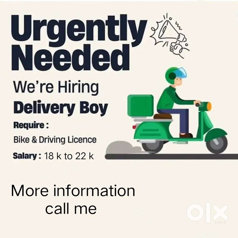 Wanted Delivery Boy - Niphad (Nashik)