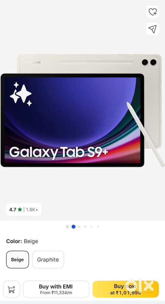 Samsung Tab S9 plus