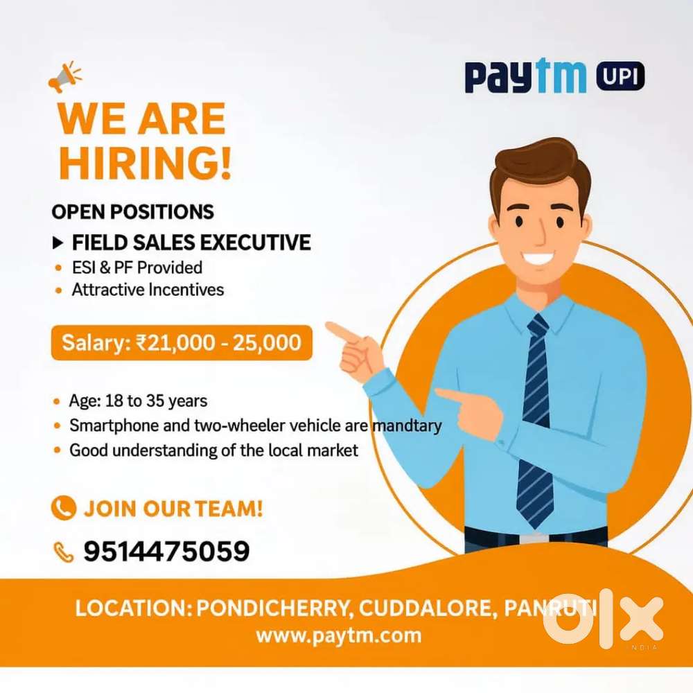 Paytm service pvt ltd field sales executive