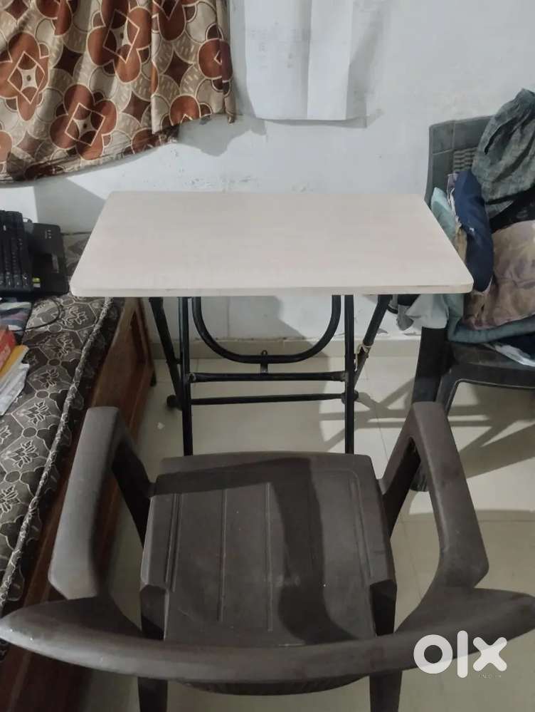Wooden Study/ Laptop/Computer Table & Chair