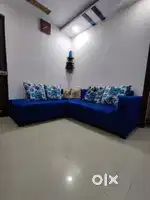 5 seater sofa L shape with cover