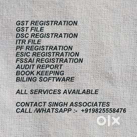 INCOME TAX ITR FILE GST FILING FILE AVAIL