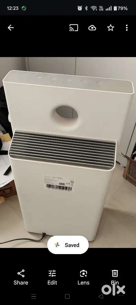 Air purifier. Sparingly used. V Good condition,