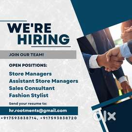 Assistant store manager: Perinthalmanna