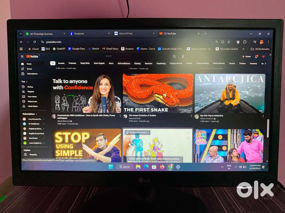 LG Monitor 18 Inches with HDMI Cable