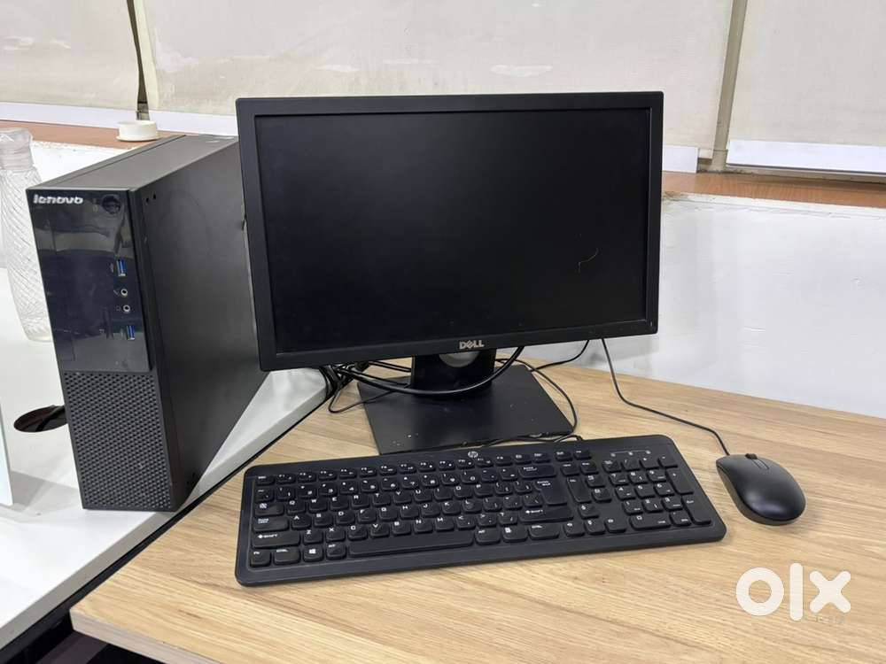 Desktop with all accessories