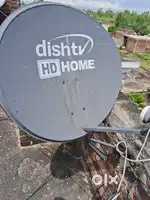 Dish tv box with set