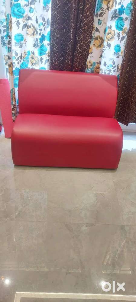 2 seater sofa leatherette premium office sofa