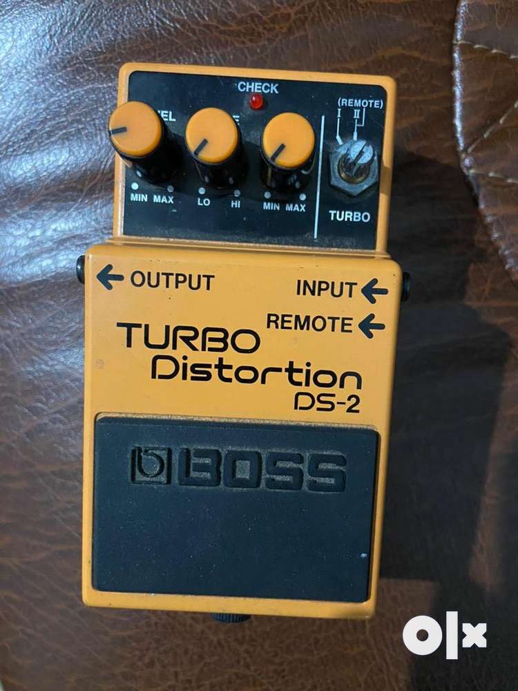 Boss Turbo distortion pedal.