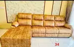 3 seater sofa with longer and fiber back and comfortable sitting