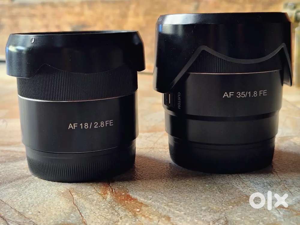 Samyang E Mount- 35mm 1.8 & 18mm 2.8