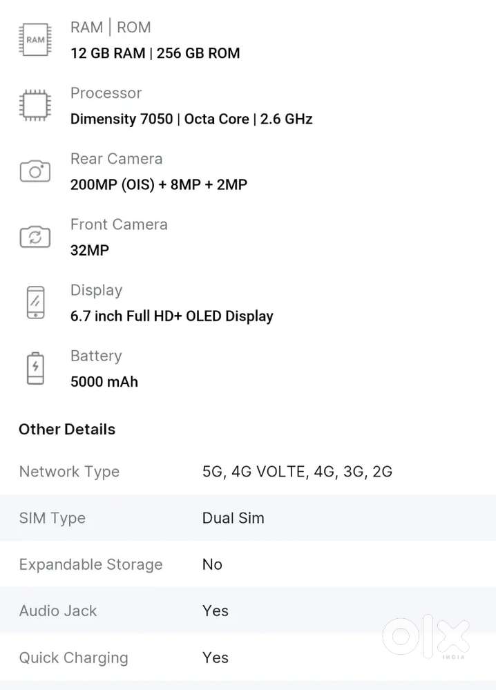 REALME 11PRO+ 12/256 ONLY 2manth use