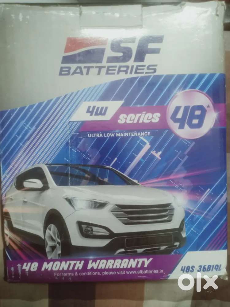 Brand new car battery