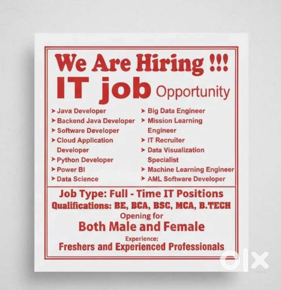 Job vacancy