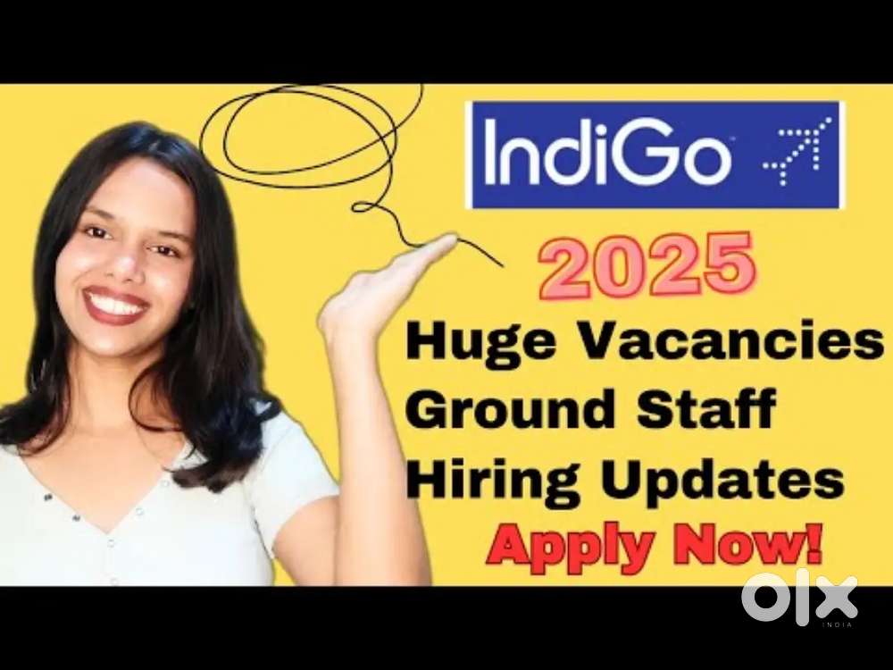 Indigo Airlines jobs /Vacancy for Airport Ground staf / Driver / Crew