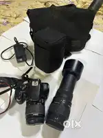 CANON 1300d dslr 18-55 lens and 70-300 sigma lens